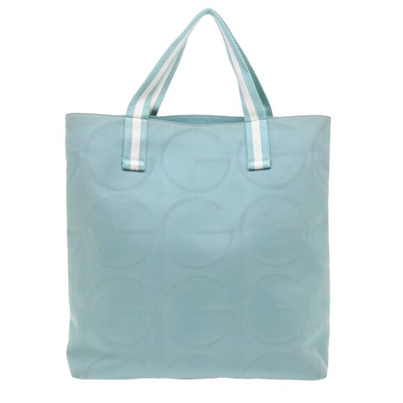 Gucci Blue Canvas Tote Bag (Pre-Owned) - Picture 9 of 12